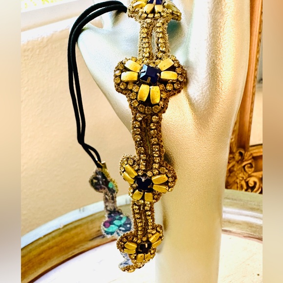 Vintage DEEPA GURNANI Bejeweled Headband - Picture 10 of 17